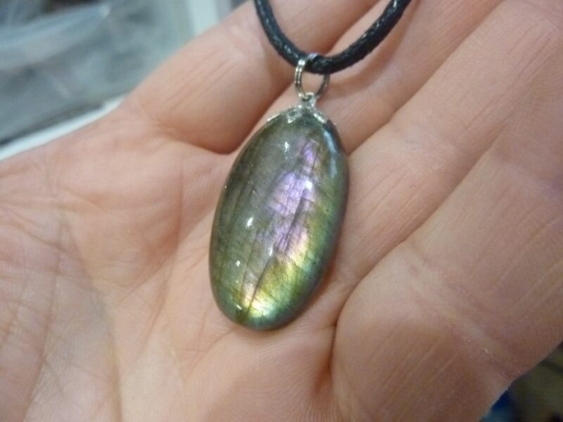 Collier pendentif Labradorite ref 1712