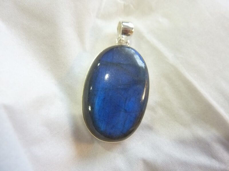 Collier pendentif Labradorite argent 925 GG 258