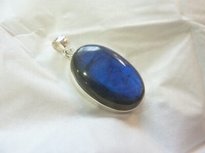 Collier pendentif Labradorite argent 925 GG 258