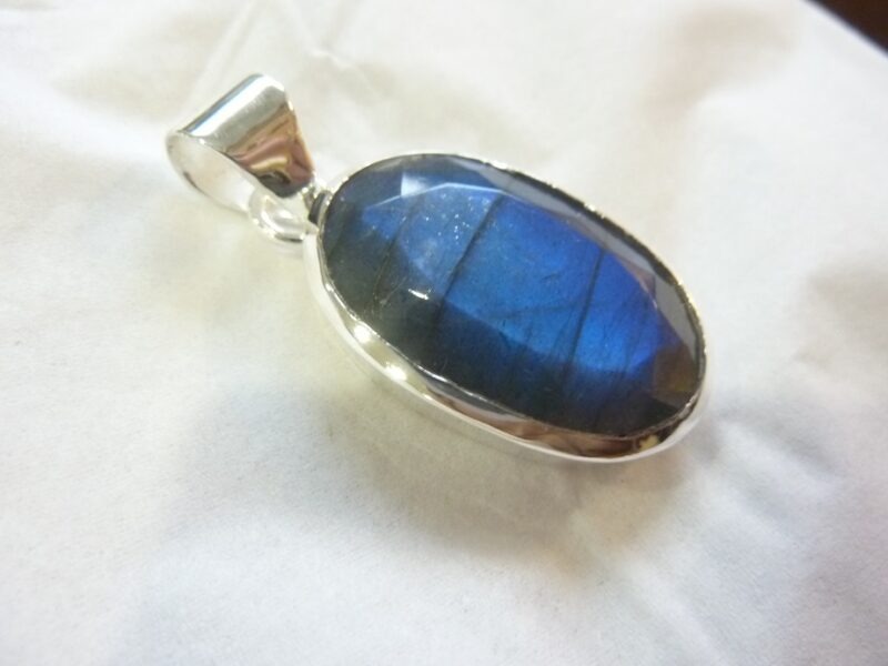 Collier pendentif Labradorite argent 925 GG 456