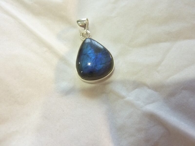 Collier pendentif Labradorite argent 925 GG 753