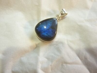 Collier pendentif Labradorite argent 925 GG 753