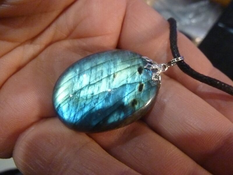 Collier pendentif Labradorite GG 1812