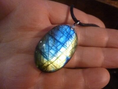 Collier pendentif Labradorite ref 1812