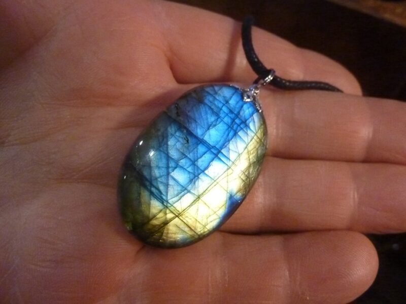 Collier pendentif Labradorite ref 1812