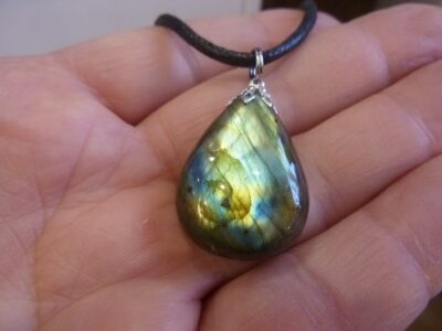 Collier pendentif Labradorite GG 1220 