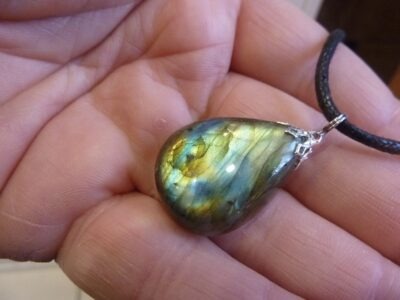 Collier pendentif Labradorite GG 1220 