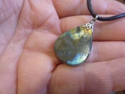 Collier pendentif Labradorite GG 1220 