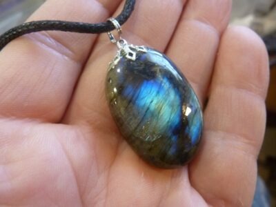 Collier pendentif Labradorite GG 497