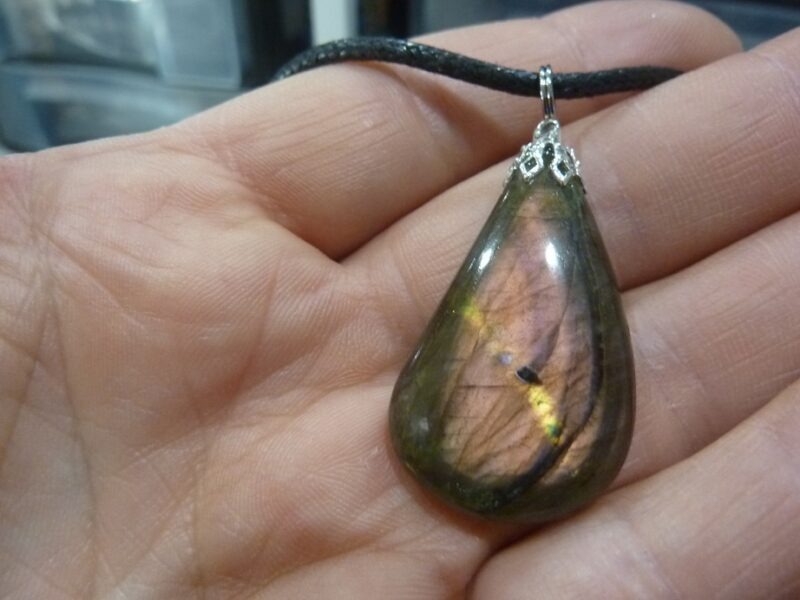 Collier pendentif Labradorite GG 419