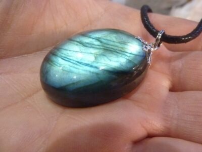 Collier pendentif Labradorite GG 012