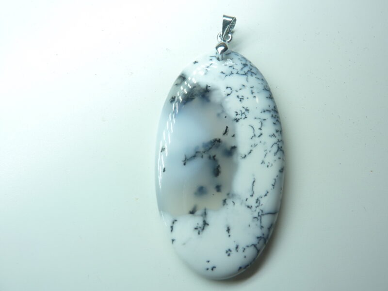 Pendentif Merlinite opale dentritique ref 21