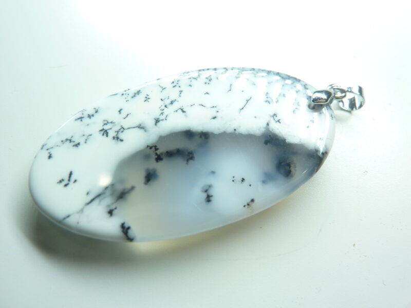 Pendentif Merlinite opale dentritique ref 21