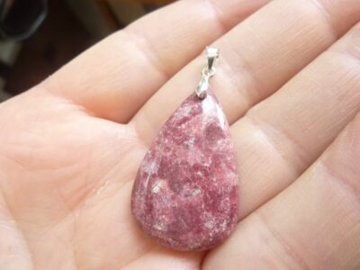 Pendentif Thulite argent 925 GG 2702 