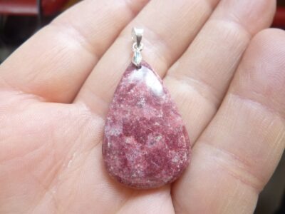 Pendentif Thulite argent 925 GG 2702 