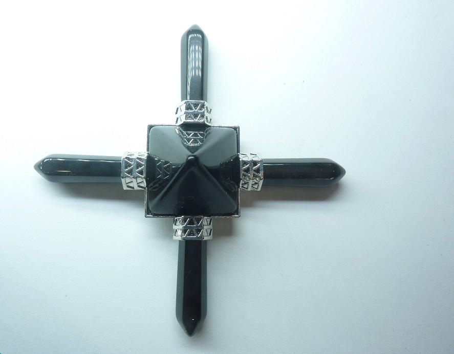 Générateur d'énergie obsidienne noire protection et ancrage