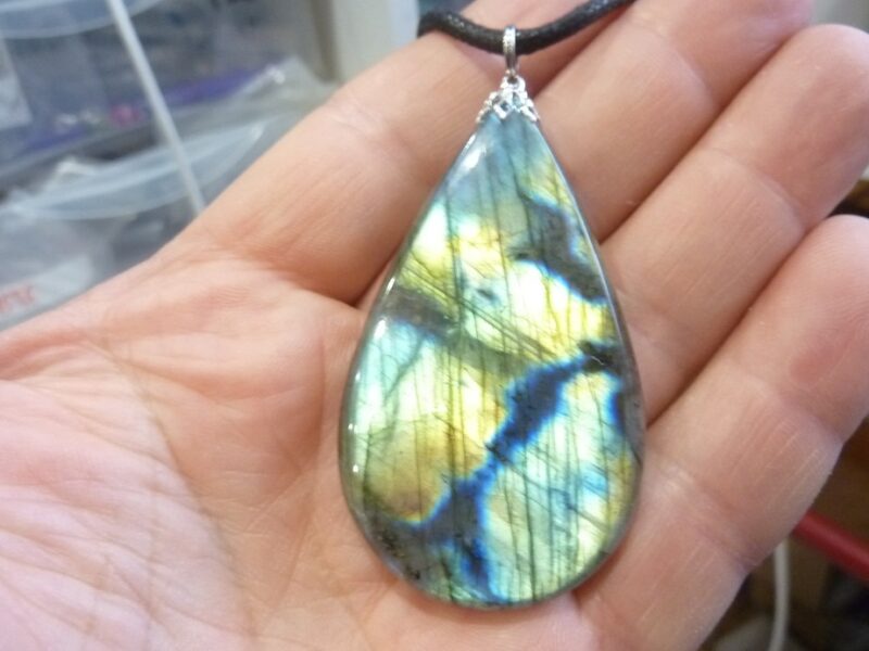 Pendentif Labradorite spécial pour thérapeute GG T01