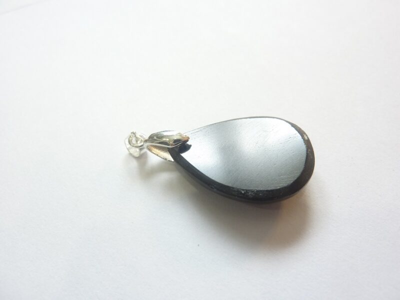 Pendentif Spinelle noir argent 925 gg 0206 – Image 3