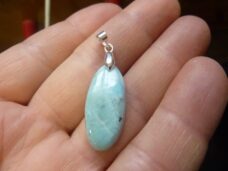 Pendentif Larimar monture argent 925 GG 0706