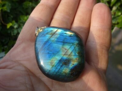 Pendentif Labradorite spécial pour thérapeute GG B78