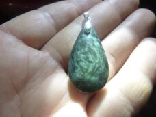 Pendentif Obsidienne oeil céleste mentogochol GG 3306