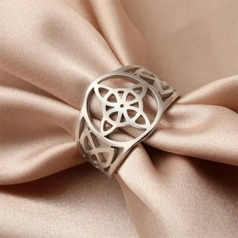 Bague Nœud de sorcière (Wiccan) argent T 54