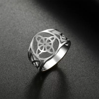 Bague Nœud de sorcière (Wiccan) argent T 54