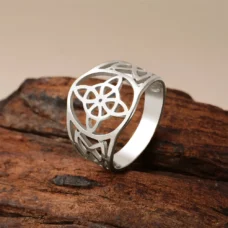 Bague Nœud de sorcière (Wiccan) argent T 59
