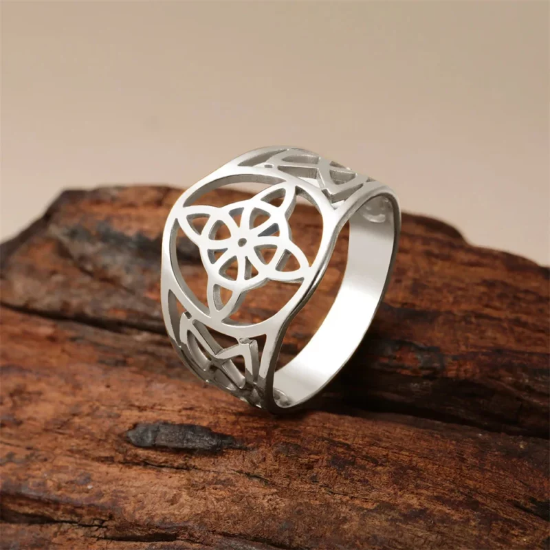 Bague Nœud de sorcière (Wiccan) argent T 54