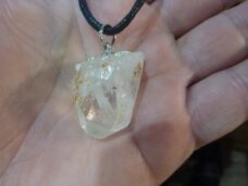 Pendentif quartz cristal de roche GG 0107