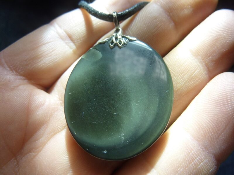 Pendentif Obsidienne oeil céleste ref 2907 – Image 3