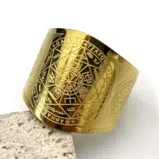 Bague réglable Sceau des 7 Archanges ref Or