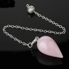Pendule Radiesthésie Quartz rose