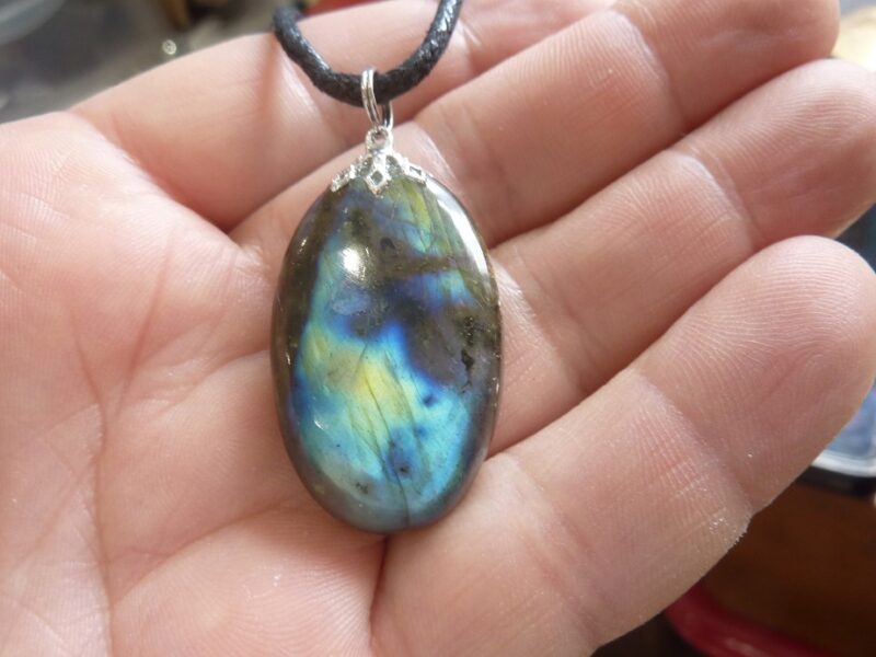 Collier pendentif Labradorite GG 1608