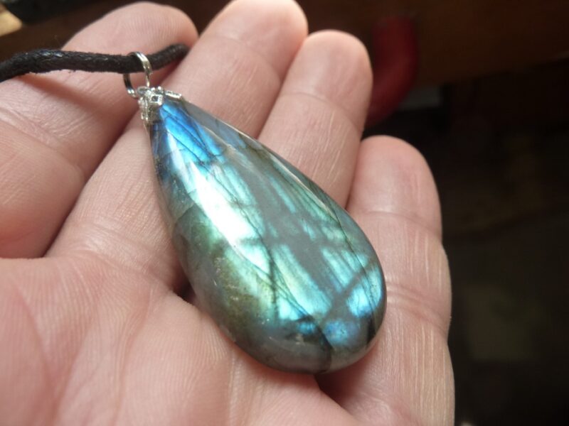 Collier pendentif Labradorite GG 1408