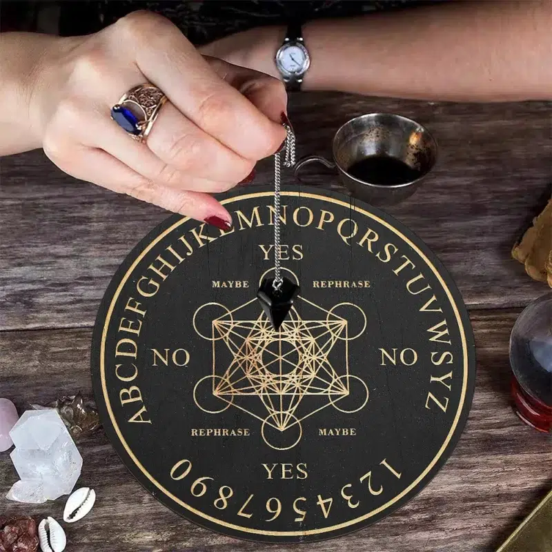 Planche De Pendule cube de Métatron Divination Radiesthésie
