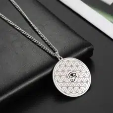 Pendentif Fleur de vie-Oeil d’Horus ref argent