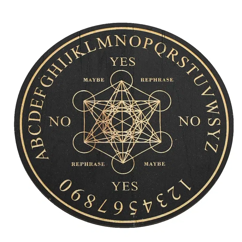 Planche De Pendule cube de Métatron Divination Radiesthésie