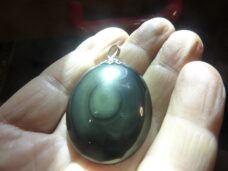 Pendentif Obsidienne oeil céleste GG 4209