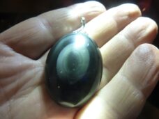 Pendentif Obsidienne oeil céleste GG 3209