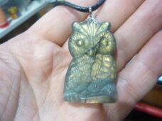 Pendentif Hibou Labradorite GG 3010