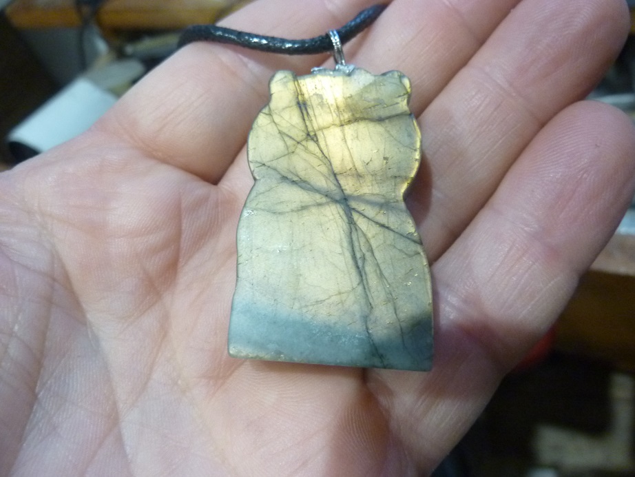 Pendentif Hibou Labradorite GG 3010
