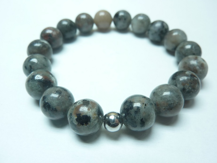 Bracelet Yooperlite – perles rondes de 10 mm