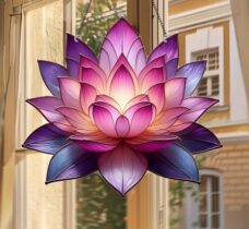 Attrape soleil Fleur de lotus