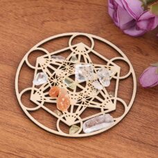 Cube de Métatron – Plaque Énergisante en Bois