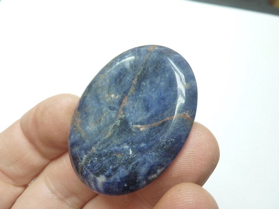 Pierre pouce anti-stress Sodalite