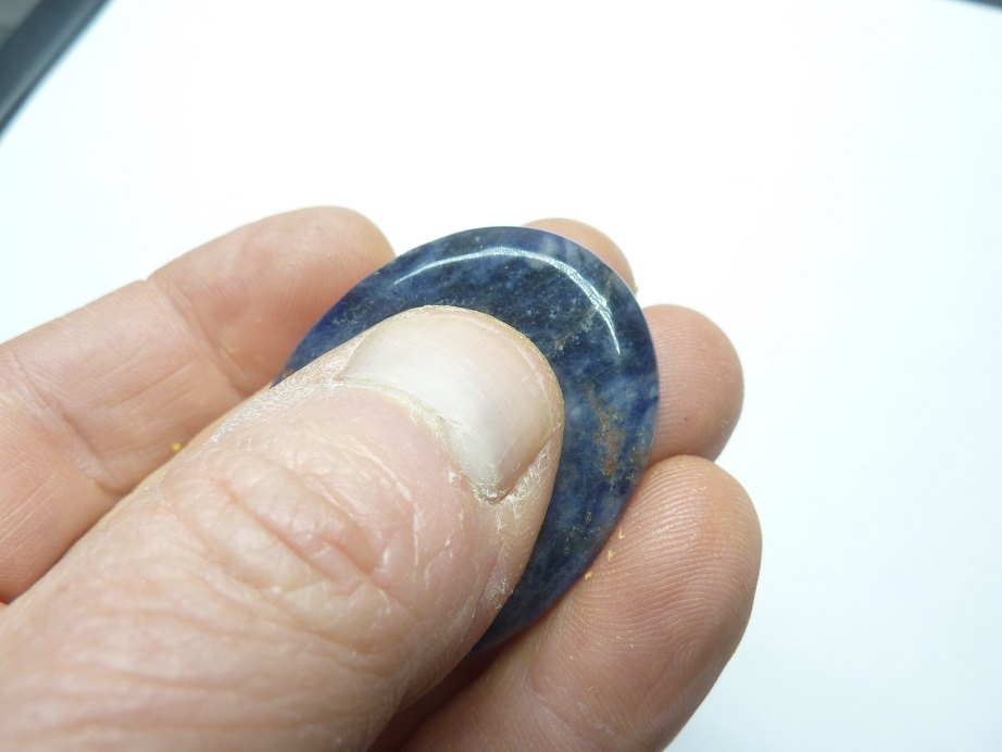 Pierre pouce anti-stress Sodalite