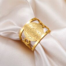 Bague réglable Sceau des 7 Archanges ref Or