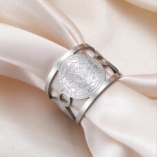 Bague réglable Sceau des 7 Archanges ref argent