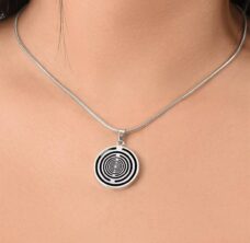 Pendentif Lakhovsky MWO Radionique Protection Ondes EMF ref Argent